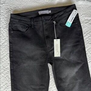 Just USA Black Straight Leg Jeans Versatile Elegance